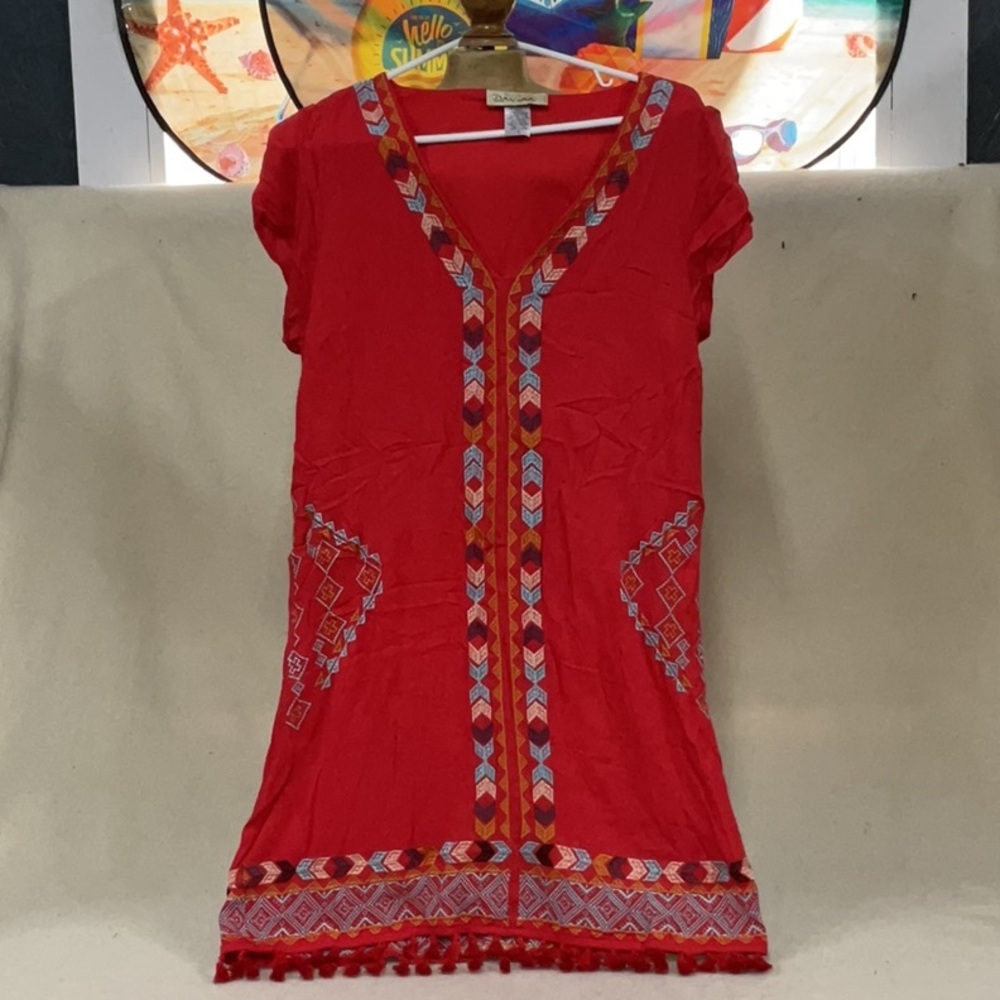 EUC woman’s DAVINA short sleeve lined dress